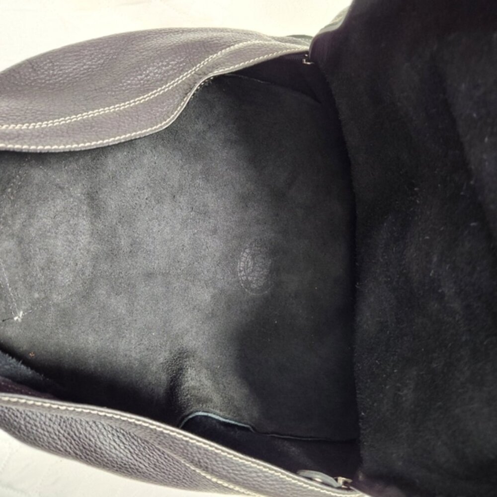 Men's Roots Pebbled Leather Backpack - Picture 15 of 15